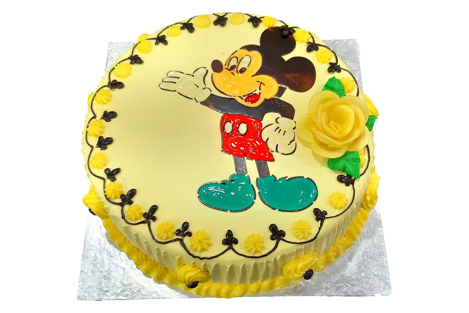 Butter Cream Mickey Mouse Cake Vannila – W35 – Aryaas Sweets & Bakerys