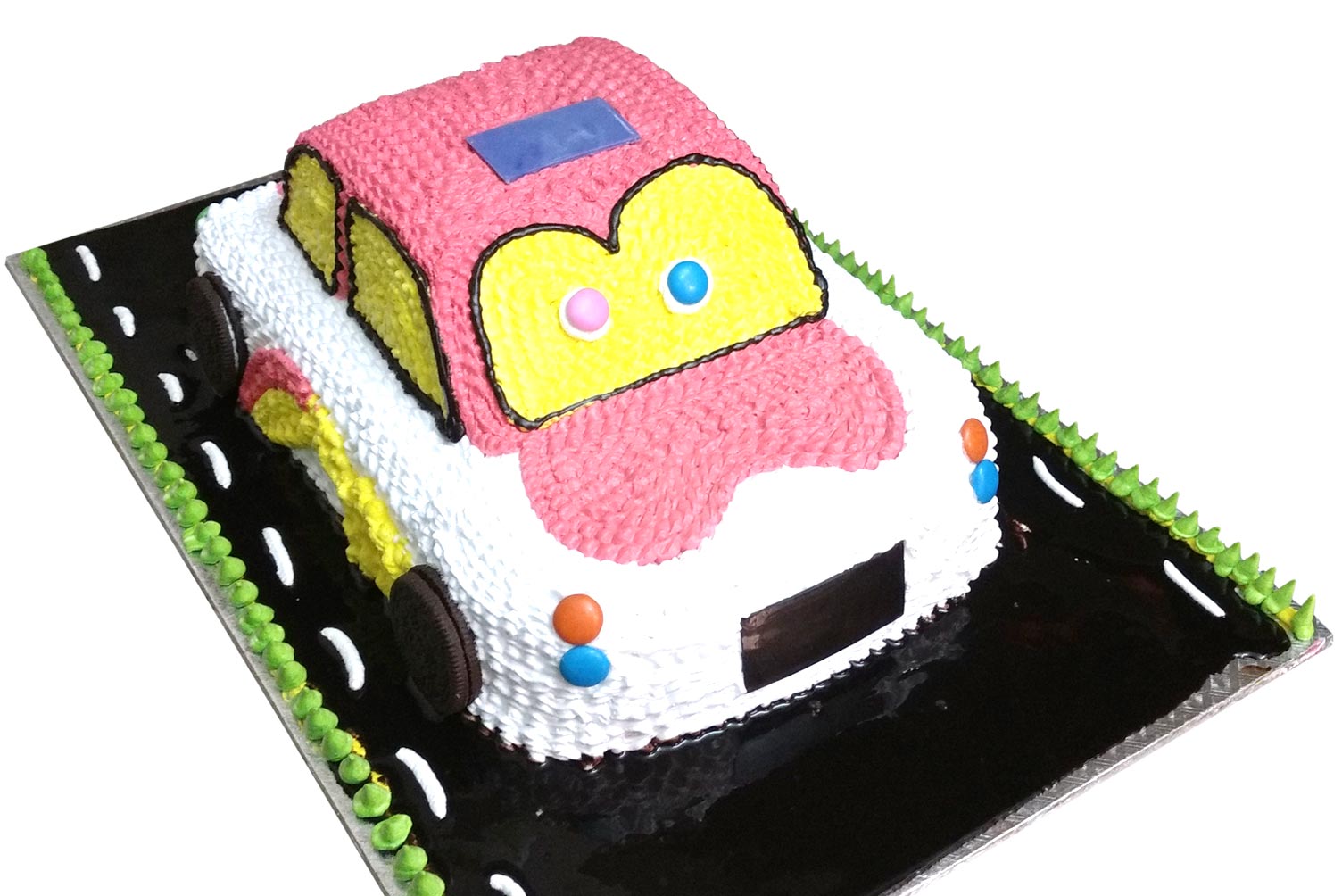 Car cake fresh cream 3 kg – W59 – Aryaas Sweets & Bakerys